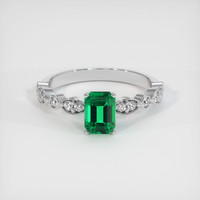 Emerald Ring 0.92 Ct. 18K White Gold Preview