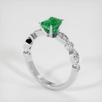 Emerald Ring 0.92 Ct. 18K White Gold Preview