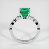 Pave Emerald Ring 1.97 Ct., 18K White Gold Preview