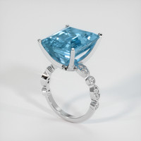 9.71 Ct. Gemstone Ring, 18K White Gold 2