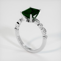 2.04 Ct. Gemstone Ring, 18K White Gold 2