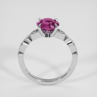 1.84 Ct. Pink Sapphire Ring, 18K White Gold 3
