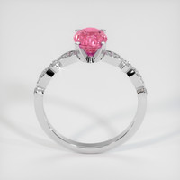 1.74 Ct. Padparadscha Sapphire Ring, 18K White Gold 3
