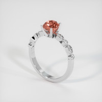 1.35 Ct. Sapphire Ring, 18K White Gold 2