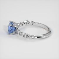 1.16 Ct. Sapphire Ring, 18K White Gold 4