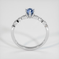 1.14 Ct. Bi Color Sapphire Ring, 18K White Gold 3