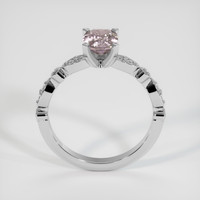 1.22 Ct. Pinkish Brown Sapphire Ring, 18K White Gold 3