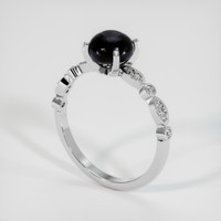 2.98 Ct. Sapphire Ring, 18K White Gold 2