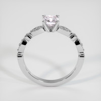 0.76 Ct. Pink Sapphire Ring, 18K White Gold 3