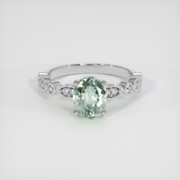 1.80 Ct. Sapphire Ring, 18K White Gold 1