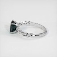 2.61 Ct. Sapphire Ring, 18K White Gold 4