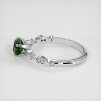 1.07 Ct. Sapphire Ring, 18K White Gold 4
