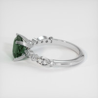 2.10 Ct. Sapphire Ring, 18K White Gold 4