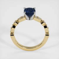 1.35 Ct. Sapphire Ring, 14K White & Yellow 3