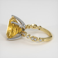 8.80 Ct. Gemstone Ring, 14K White & Yellow 4