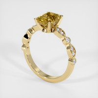 1.68 Ct. Gemstone Ring, 14K Yellow Gold 2