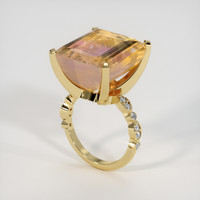 21.99 Ct. Gemstone Ring, 14K Yellow Gold 2