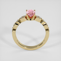 1.17 Ct. Pink Sapphire Ring, 14K Yellow Gold 3