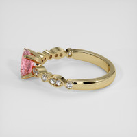 1.17 Ct. Pink Sapphire Ring, 14K Yellow Gold 4