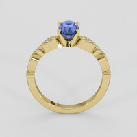 1.71 Ct. Blue Sapphire Ring, 14K Yellow Gold 3