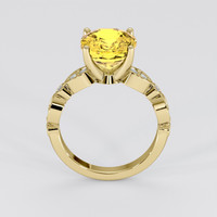 5.10 Ct. Yellow Sapphire Ring, 14K Yellow Gold 3