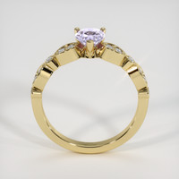 0.91 Ct. Purple Sapphire Ring, 14K Yellow Gold 3
