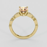1.63 Ct. Padparadscha Sapphire Ring, 14K Yellow Gold 3