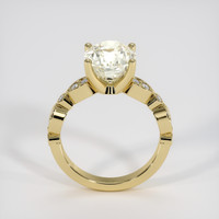 4.32 Ct. Yellow Sapphire Ring, 14K Yellow Gold 3