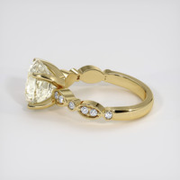 4.32 Ct. Yellow Sapphire Ring, 14K Yellow Gold 4