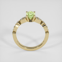 1.68 Ct. Yellowish Green Sapphire Ring, 14K Yellow Gold 3
