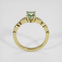 1.12 Ct. Green Sapphire Ring, 14K Yellow Gold 3