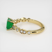 Emerald Ring 0.92 Ct., 18K Yellow Gold Preview