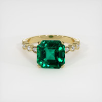Emerald Ring 4.66 Ct. 18K Yellow Gold Preview
