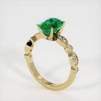 Emerald Ring 1.84 Ct. 18K Yellow Gold Preview