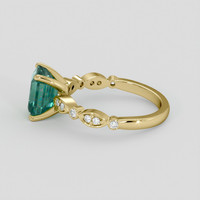 2.38 Ct. Emerald Ring, 18K Yellow Gold 4