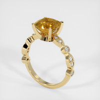 2.13 Ct. Gemstone Ring, 18K Yellow Gold 2