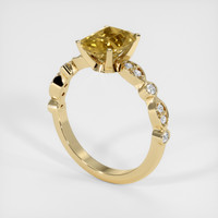 1.68 Ct. Gemstone Ring, 18K Yellow Gold 2