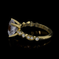 2.00 Ct. Gemstone Ring, 18K Yellow Gold 4