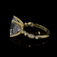 4.74 Ct. Gemstone Ring, 18K Yellow Gold 4