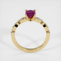 1.00 Ct. Sapphire Ring, 18K Yellow Gold 3