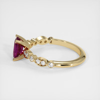 1.00 Ct. Sapphire Ring, 18K Yellow Gold 4