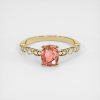 1.17 Ct. Sapphire Ring, 18K Yellow Gold 1