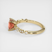 1.17 Ct. Sapphire Ring, 18K Yellow Gold 4