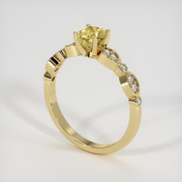 1.69 Ct. Sapphire Ring, 18K Yellow Gold 2