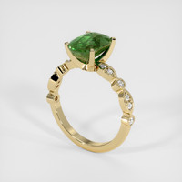 3.10 Ct. Sapphire Ring, 18K Yellow Gold 2