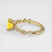 1.09 Ct. Sapphire Ring, 18K Yellow Gold 4