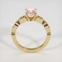 2.03 Ct. Pink Sapphire Ring, 18K Yellow Gold 3