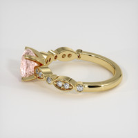 2.03 Ct. Pink Sapphire Ring, 18K Yellow Gold 4
