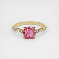 1.61 Ct. Sapphire Ring, 18K Yellow Gold 1