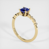 1.18 Ct. Sapphire Ring, 18K Yellow Gold 2